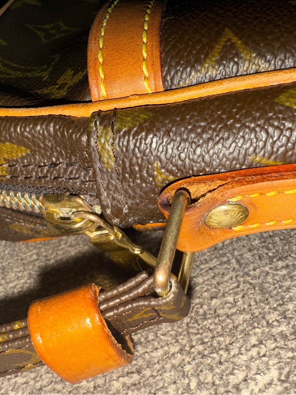 Vintage Louis Vuitton Monogram Danube Crossbody Bag - Picture 2 of 14